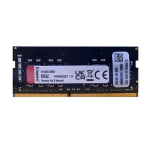 기가바이트 컴퓨터 메인보드Kingston FURY Impact DDR4 노트북 RAM 32 16 8GB SODIMM 메모리 핀 PC4-1, 01 1x4GB  2400MHz