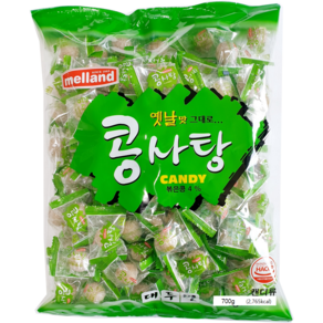 멜랜드 HACCP제조 옛날 콩사탕 700g 1개 업소용 대용량 캔디 국제제과 고소 달달한 사탕 부모님 할아버지 할머니 선물