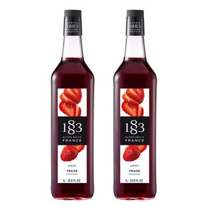 1883 스트로베리 딸기시럽 1000ml 2개세트