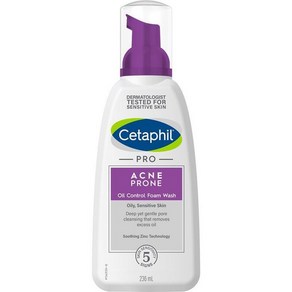 호주 세타필 Cetaphil Acne Pone 프로 아크네 프론 오일 컨트롤 폼 워시, 1개, 236ml