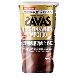 자바스 SAVAS 카제인 & 유청 MPC100 코코아 맛 210g 메이지, 1개