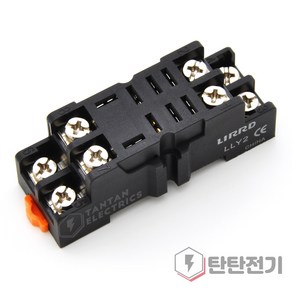 LY2 타입 8핀 릴레이 소켓 8 Pin Relay Time Socket PLUG-IN 찬넬 Din-Rail LY2N LY2SL, 1개