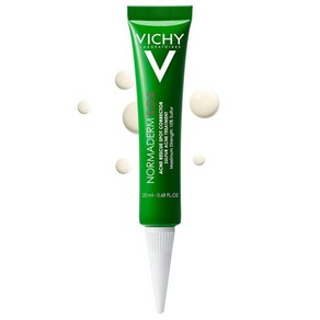 Vichy Nomadem S.O.S 여드름 구조 스팟 교정기 유황 + 글리콜산 나이아신아마이드 블랙헤드 리무버 및 트리트먼트 여드름 파라벤 오일 프리를 제거하고 예방, 1개