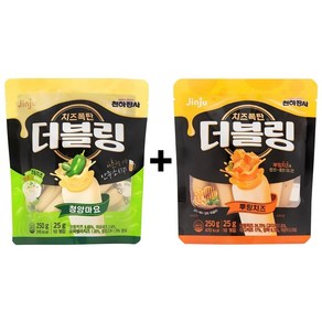 천하장사 소시지 더블링 2종 [청양마요+뿌링치즈], 1세트, 500g