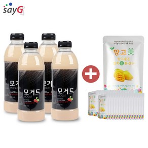 김치 유산균 발효음료 모거트 [900ml] 4병 + 망고미[100ml] 30팩