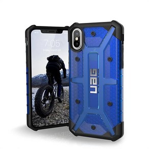 URBAN ARMOR GEAR UAG iPhone Xs/X [5.8인치 스크린] 케이스 플라즈마 (Plasma) 견고함 충격 방지 군용 낙하 테스트 완료 보호 커버 코발트, Plasma - Cobalt, 1개