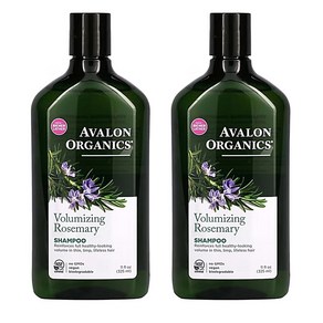 Avalon Organics 아발론 오가닉스 샴푸 볼륨 로즈마리 325ml 2팩