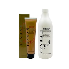 이브셀 골드 헤어 컬러 120g 6개당 산화제 1000ml, 1개, 9NB