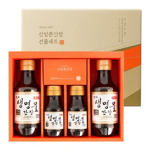 [신앙촌] 양조간장 선물세트 스타 1호 (쇼핑백 증정), 1세트, 960ml