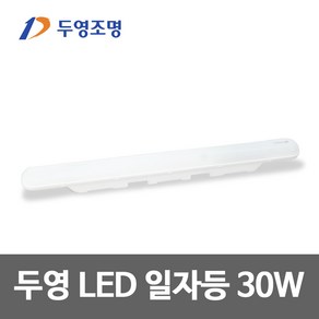 두영 LED 일자등 30W, 1개, 주광색(흰빛)