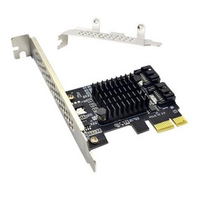 PCIE to SATA 확장 카드 마벨 925 칩 PCI 익스프레스 X to 2 포트 SATA 3.0 6Gb 어댑터 컨트롤러 PCIE SATA, 한개옵션0