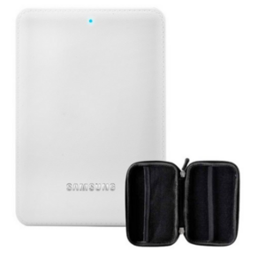 삼성공식파트너 외장하드 J3 Potable USB3.0 2TB + 파우치, 화이트