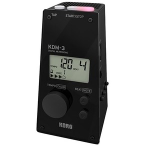 KORG KDM-3 BK 디지털 메트로놈, 단품, 1개