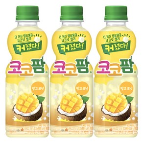 해태 코코팜 망고코넛 페트 음료 300ml, 15개