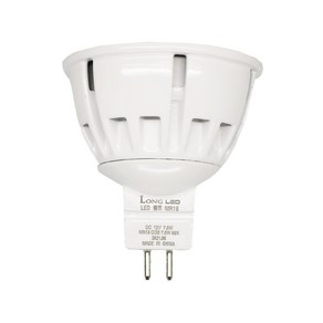 롱 LED MR16 COB 7.5W 6W 60W할로겐대체 12V 주광색 전구색 백색 전구 램프 조명 LED7.5W 엠알전구 2핀 핀램프 GU5.3 2700K 40, 전구색(오렌지빛), 1개