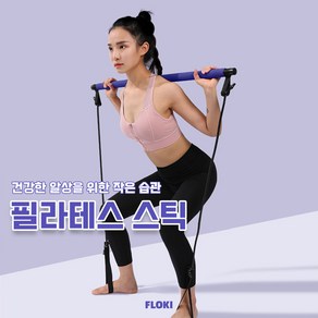 리카 홈트 스트랩 스트레칭 밴드, 핑크, 1개