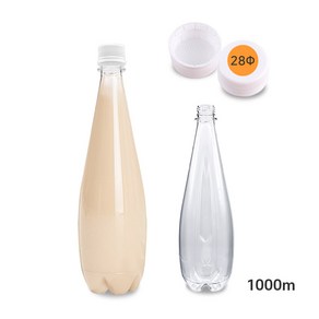 막걸리전용(효소)용기 1000ml (전용캡) 80개