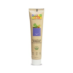 인도정품 Heby Angel Baby Fennel 프레시 유아동치약 100% 천연 상쾌한 숨결 12개월이상 100g, 1개