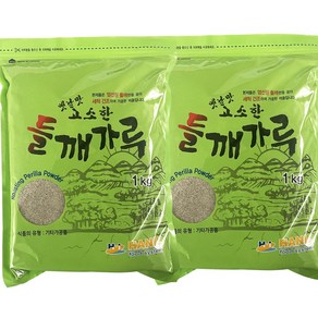 다올누리 고소한 들깨가루 1kg+1kg 업소용 고운 탕용, 1kg, 2개