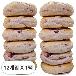 당일생산 DALDA 크랜베리 베이글 수제베이글, 12개, 110g