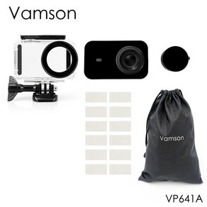 Xiaomi mijia 4k 다이빙 방수 케이스 용 Vamson 쉘 카메라 케이스 보호 4K 액션 카메라 하우징 키트 안전 로프 VP641, vp641a, VP641A