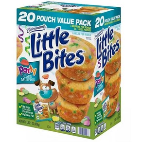 Entenmann's Little Bites Paty Cake Muffins 엔턴맨즈 리틀 바이트 파티 케이크 머핀 1.65oz(46g) 20개입, 936g