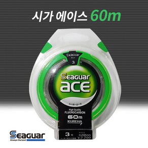 시가 에이스 60m 바다목줄 민물원줄 카본, 2호