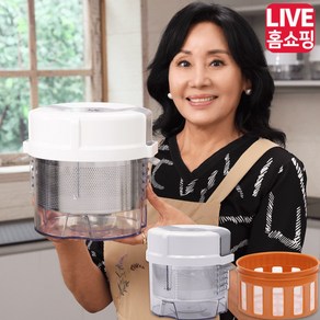 [대용량 2.4L]홍여진 하이로 빅스텐 매직 짤순이 대용량 2.4리터 특별사은품 유청분리기 증정 3배 더 커진 304스테인리스 색배임 냄새걱정 NO, 빅스텐 짤순이 (2.4L) 1세트, 1개