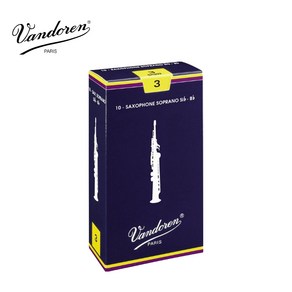 반도린 트레디셔널 소프라노 색소폰 리드 갈대 프랑스산 VANDOREN TRADITIONAL SOPRANO SAXOPHONE REEDS, 1개