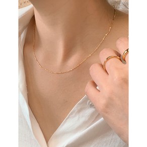 로스도스 tes necklace (silve 925) - 수입체인으로 제작한 은목걸이