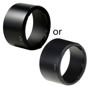 ET77 렌즈 후드 원형 햇빛 85mm f/2 매크로는 STM 렌즈 전용 나사 온 마운트 프로텍터 렌즈 햇빛, 한개옵션0, 1개