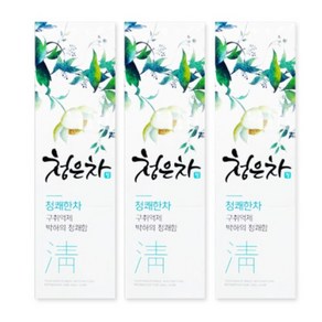 청은차 청쾌한차 치약 120gx3개 애경, 1세트, 360g