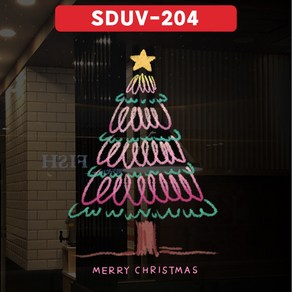 별님토이즈 윈도우 아트 UV 고퀄리티 정전기 창문 데코 스티커, SDUV-204