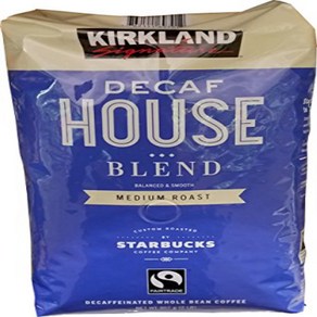 Kikland Signatue Stabuck Decaf Whole Bean 40 Ounce 커클랜드 시그니처 스타벅 디카페인 홀빈 40온스, 1개, 1.133kg