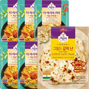 티아시아 게살 푸팟퐁 커리 170G x 5개입 +그릴드 갈, 1개