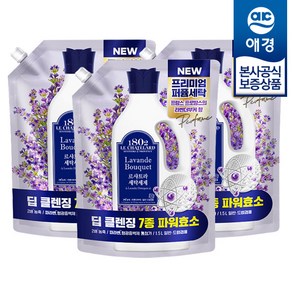 르샤트라1802 세탁세제 라벤더부케 리필, 3개, 1.5L