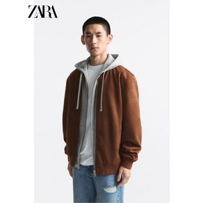 ZARA 자라 페이크 스웨이드 봄버 재킷