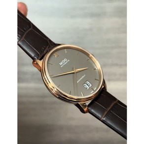 미도 바론첼리 빅데이트 스위스 오토메틱 시계 그레이 40mm M0274263608800