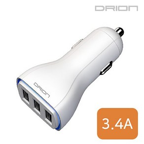 드리온 USB3포트 차량용 충전기 3.4A DR-C3-343