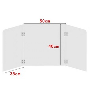 접이식 투명인덕션가드 가림막 기름막 칸막이 아크릴 가스렌지 기름튐방지