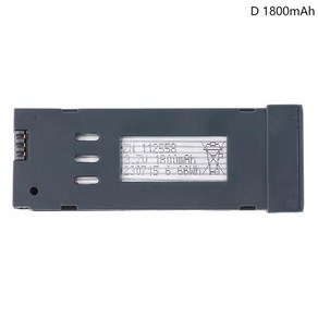 드론 배터리 액세서리 E58 미니 UAV 예비 부품 3.7V 600 850 1200 1800mAh 1PC, 한개옵션1, 02 D