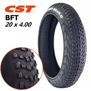 CST 타이어 20x4.0 100-406 BFT 전기자전거 팻바이크 타이어 전동팻바이크타이어 전기 자전거 20인치 20X400, CST-20X4.0 BFT타이어, 1개