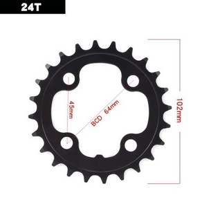 시마노 SRAM 범용 크랭크셋용 MTB 로드 바이크 체인링 104BCD 64BCD 22T 24T 32T 42T 44T 48T 7 89 단 자전거 체인휠