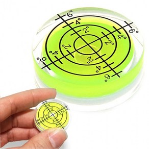 [10개] 미니수평기 원형 휴대용 2.5cm, 10개