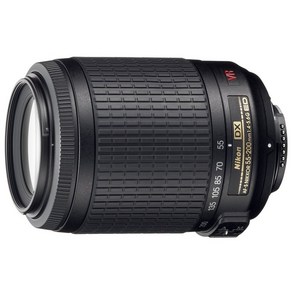 Nikon 망원 줌 렌즈 AF-S DX VR Zoom Nikko 55-200mm f4-5.6G IF-ED 니콘 DX 포맷 전용, 상세페이지 참조