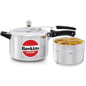 HAWKINS CL51 Pressure Cooker 5 L WITH SEPERATOR Silver HAWKINS CL51 압력솥 5L 분리기 포함 실버