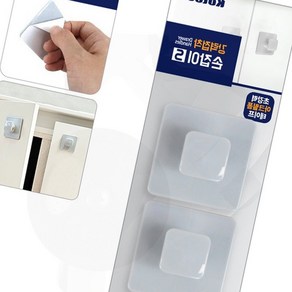 3M 무타공 접착식 철제 후크 S 1P 욕실 걸이 훅 화장실 부착 주방 행주, 1개