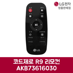 LG전자 엘지 정품 로봇청소기 코드제로 R9 리모컨 AKB73616030, 기본선택, 1개