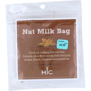 HIC Haold Impot Co.43869 Nut Milk Bag HIC Haold Impot Co.43869 너트 밀크백, null) 1, 1 Count, 1개