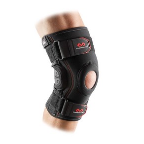 맥데이비드 PS2 Hinged Knee 보호대 429R, 검정, 1개